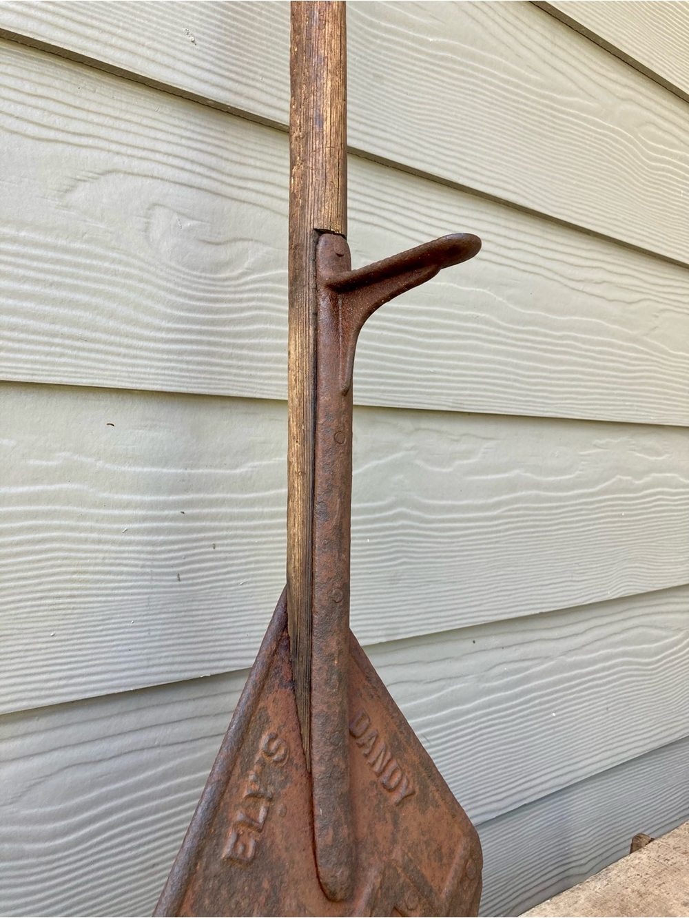 Ely’s Dandy Hay Knife Metal and Wood Early 1900s Garden Tool Rustic Decor - Picture 4 of 16